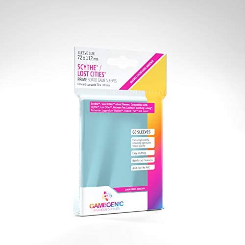 Gamegenic "Scythe/Lost Cities" Magenta Card Sleeves (72x112mm)