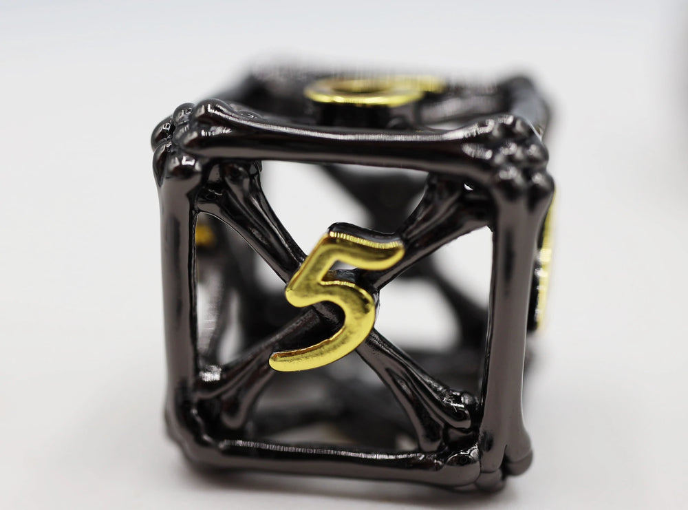 Hollow Night Bones RPG Metal Dice Set