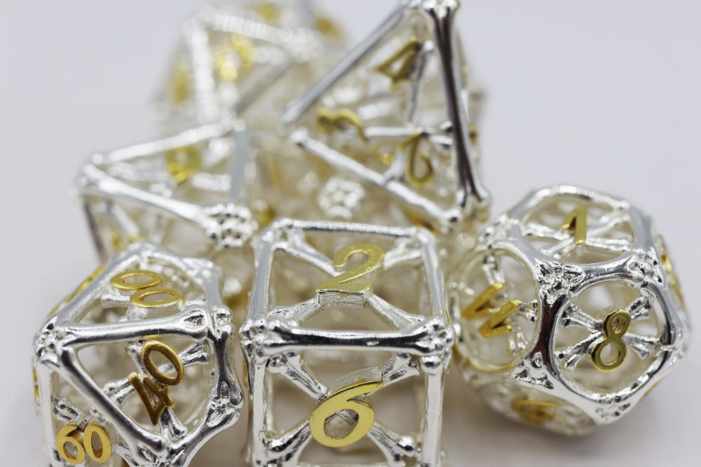Hollow Holy Bones RPG Metal Dice Set
