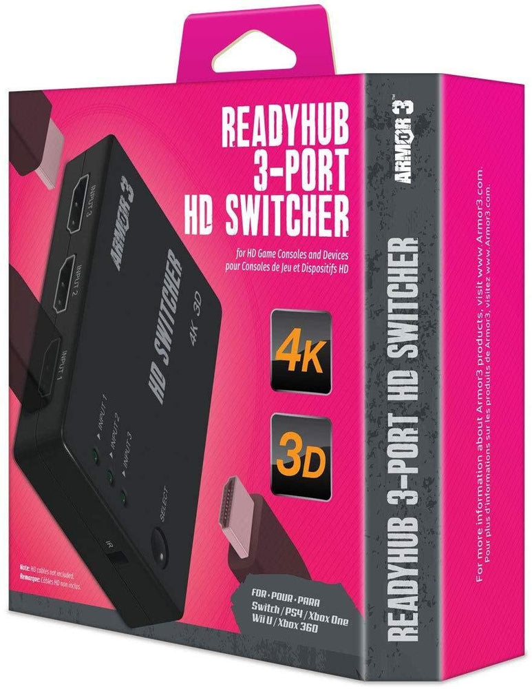 Armor3 "ReadyHub" 3-Port HD Switcher