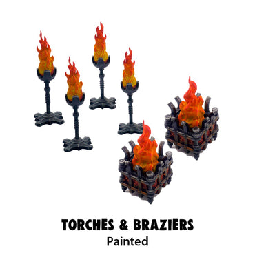 Torch & Brazier Minis (Painted)