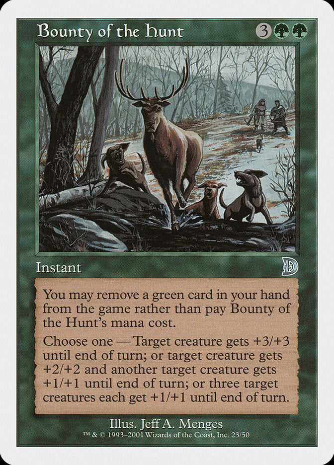 bounty cards mtg Bounty of the Hunt [Deckmasters]