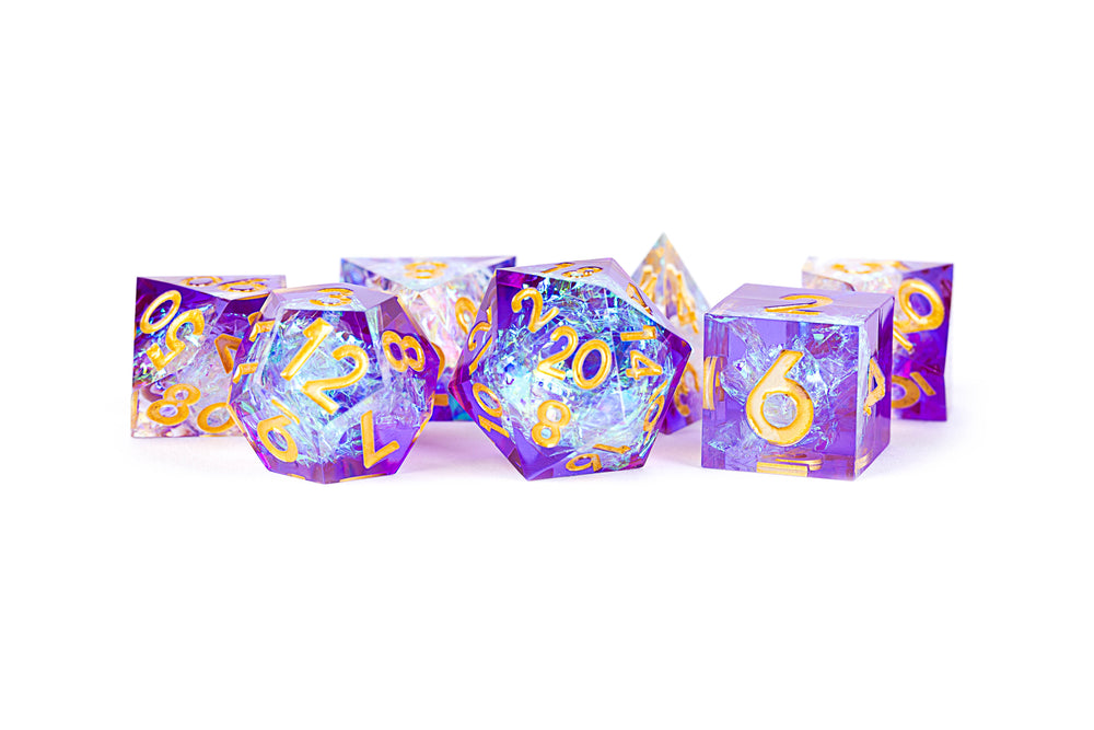 Sharp Edge RPG Dice Set: Royal Geode