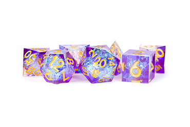 Sharp Edge RPG Dice Set: Royal Geode