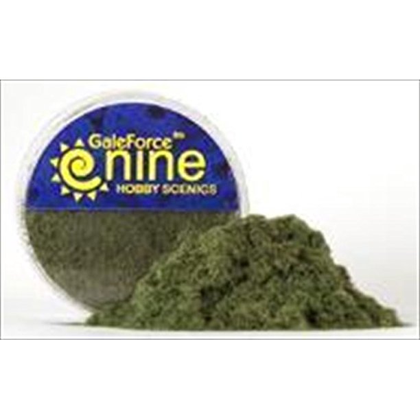 Basing: Hobby Round - Dark Green Static Grass