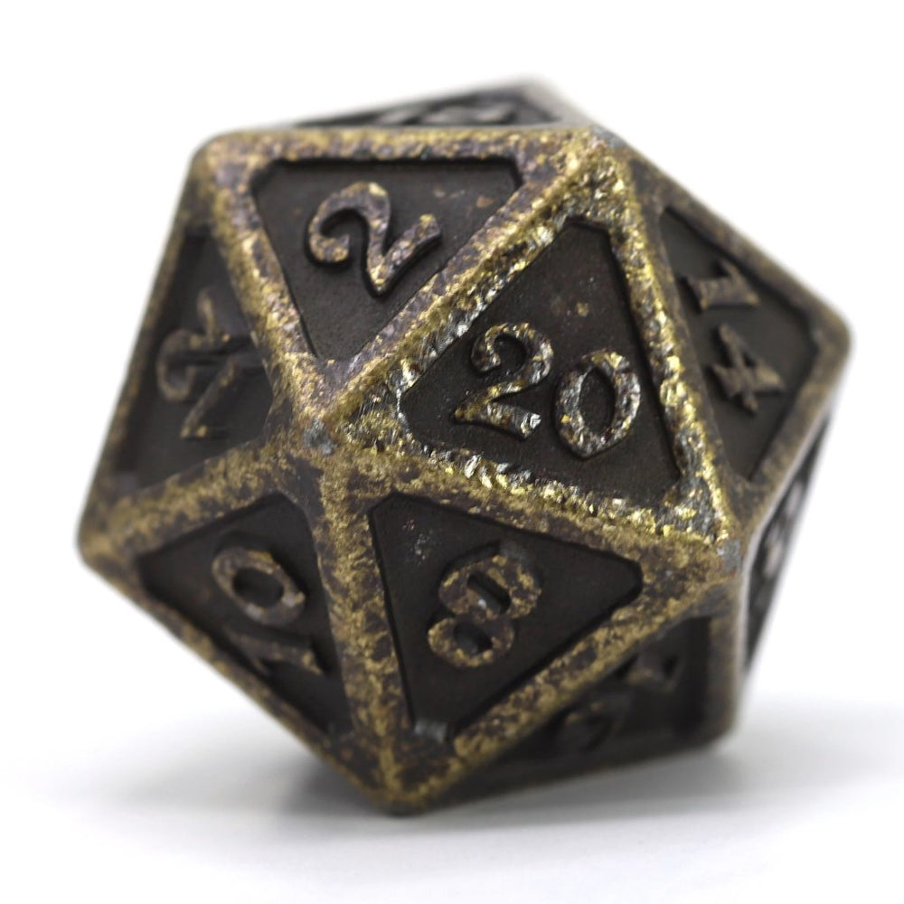 Die Hard Dice Singles: D20 - Mythica Dark Gold