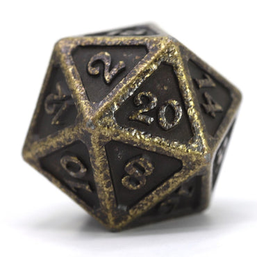Die Hard Dice Singles: D20 - Mythica Dark Gold