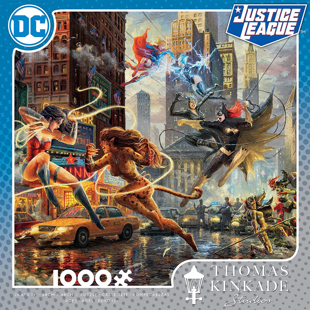 Puzzle: Thomas Kindade - DC Comics Assortment (1000pcs)