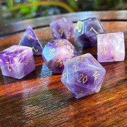 Gemstone Dice: Amethyst