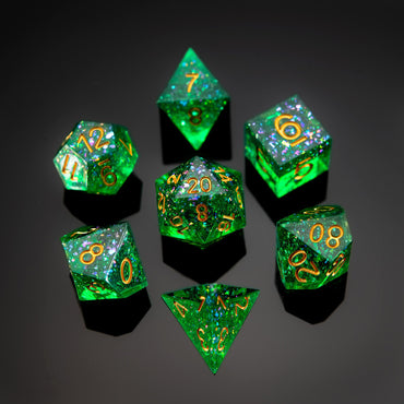 Sharp Edge RPG Dice Set: Green
