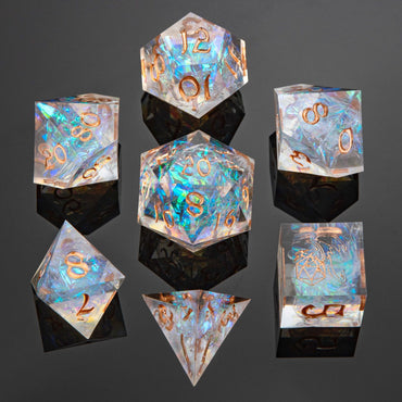 Sharp Edge RPG Dice Set: Opal