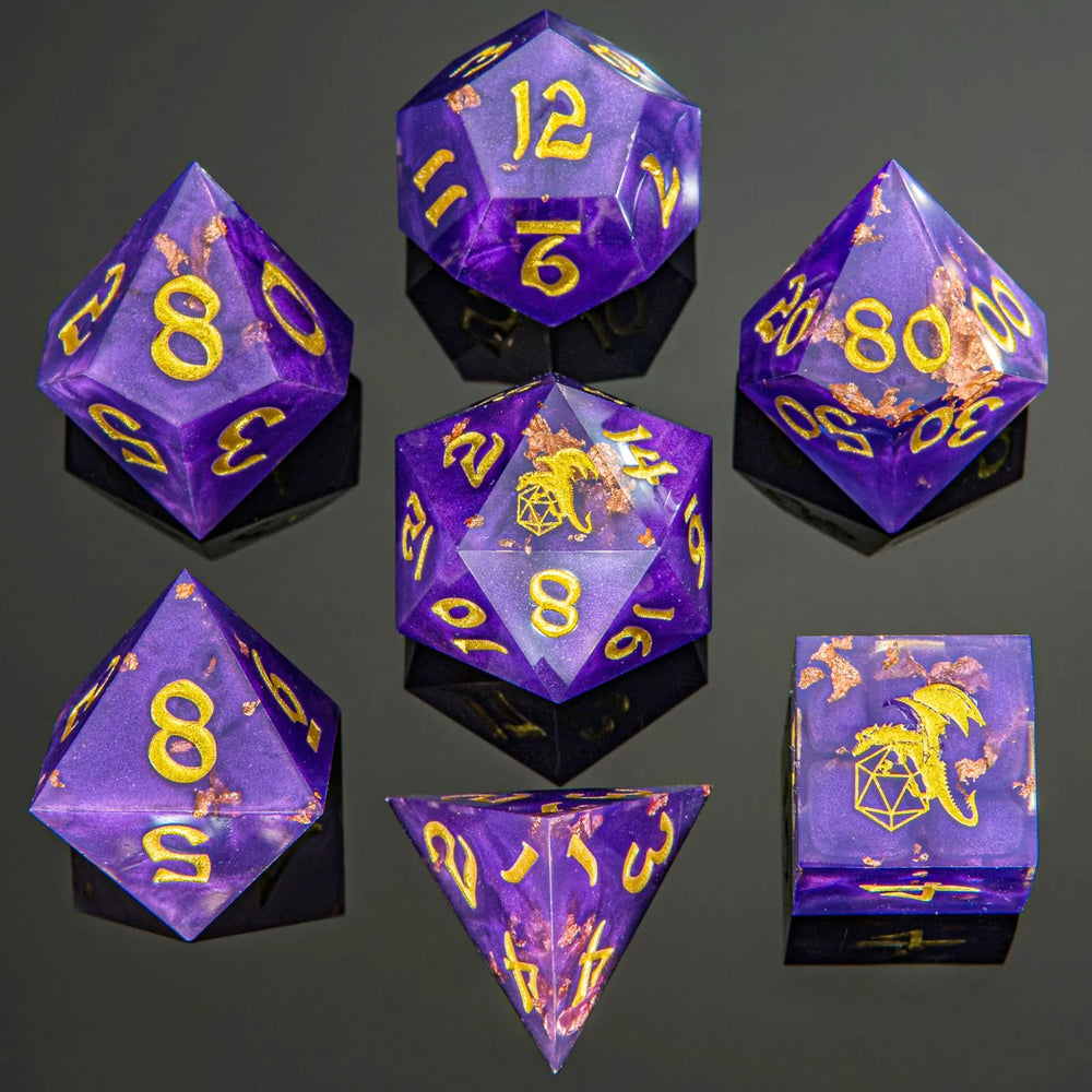 Sharp Edge RPG Dice Set: Arcane Dragon