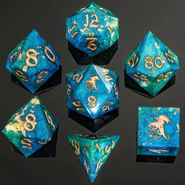 Sharp Edge RPG Dice Set: Sea Dragon