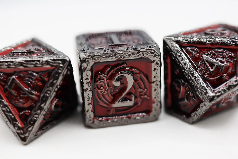 Bardic Song Mezzo Metal RPG Dice Set