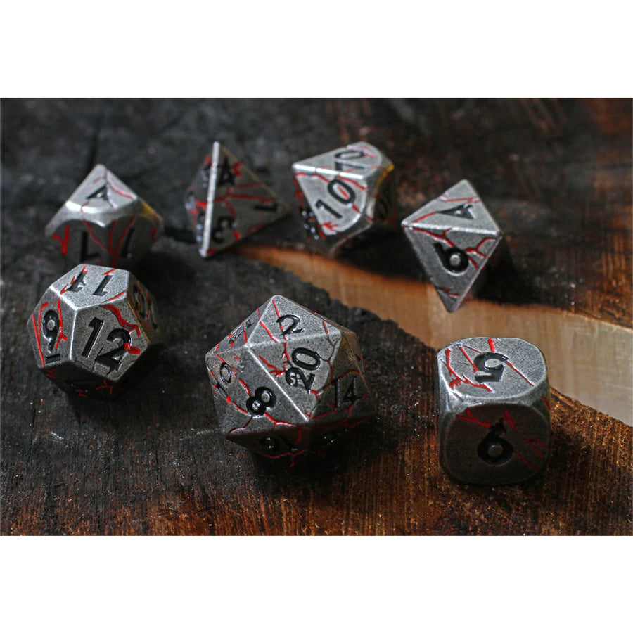 Battle Scarred RPG Metal Dice Set