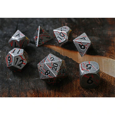 Battle Scarred RPG Metal Dice Set