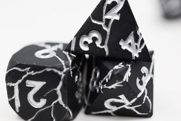 Black Quarry Metal RPG Dice Set