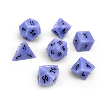 Gemstone Dice: Blue Laced Agate