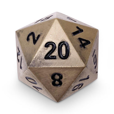 45MM Metal D20 Boulder: Dead Man's Gold