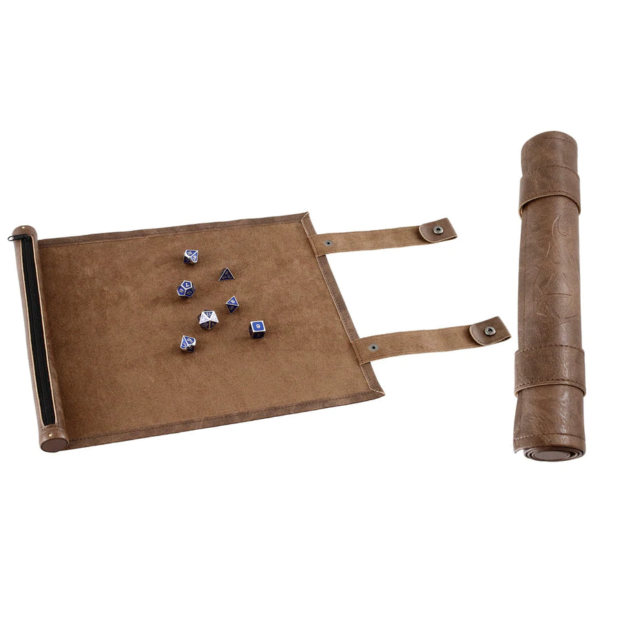 Scroll Dice Tray - Gray