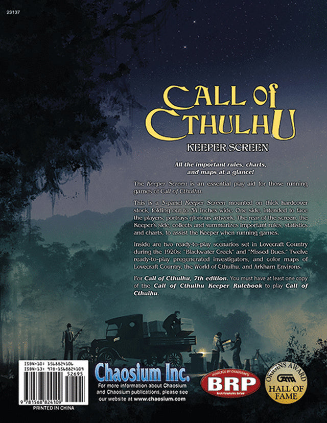 Call of Cthulhu RPG 7E: Keeper Screen Pack