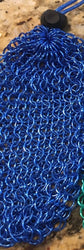 Chainmail Dice Bag - Blue
