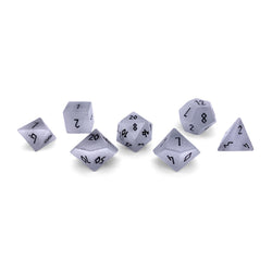 Gemstone Dice: Clear Cat's Eye
