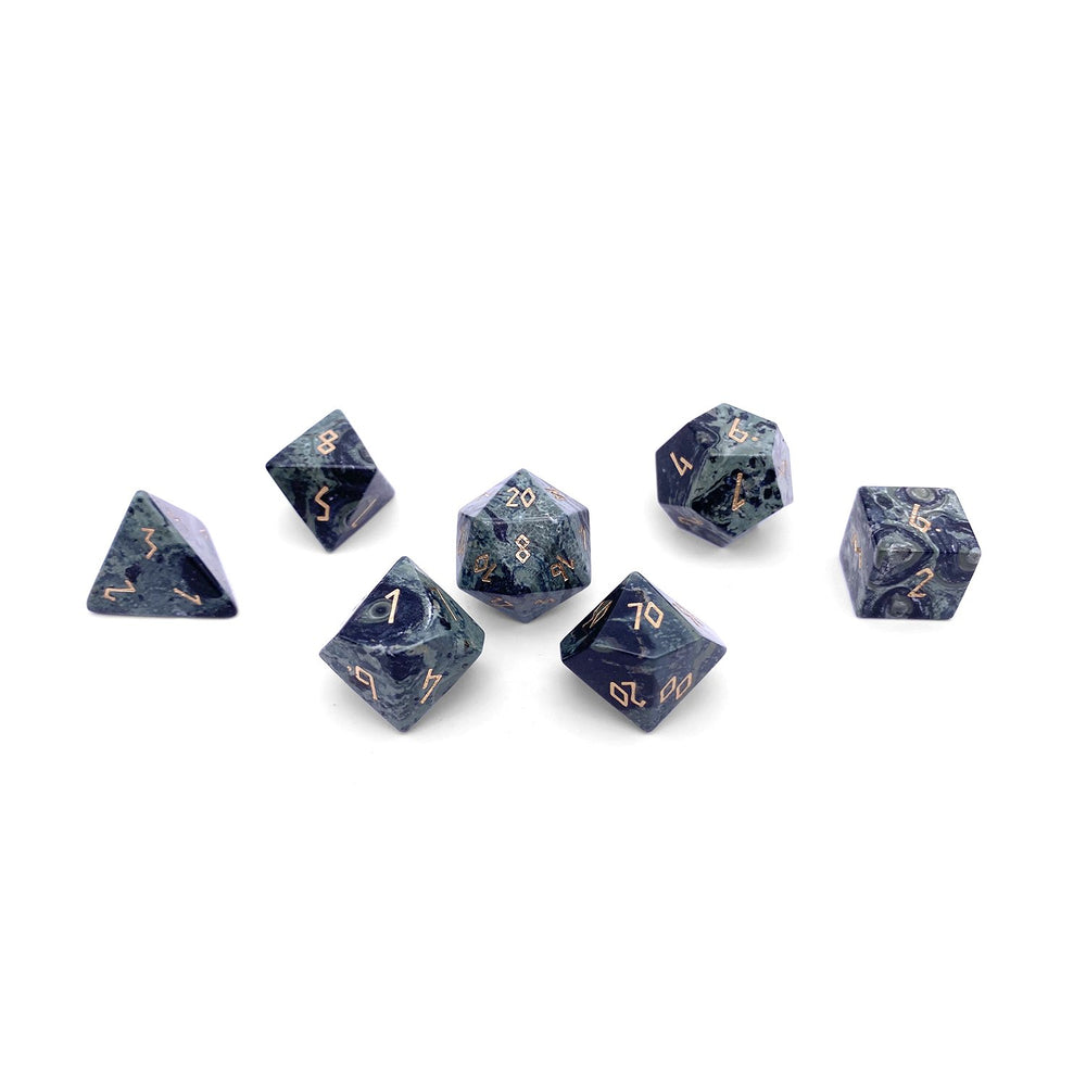 Gemstone Dice: Crocodile Jasper