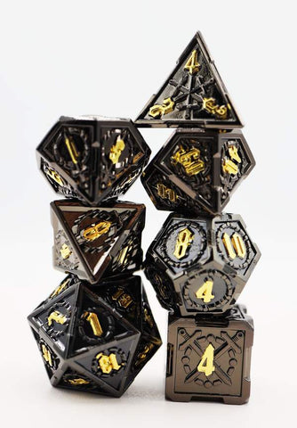 Demonic Sword RPG Metal Dice Set