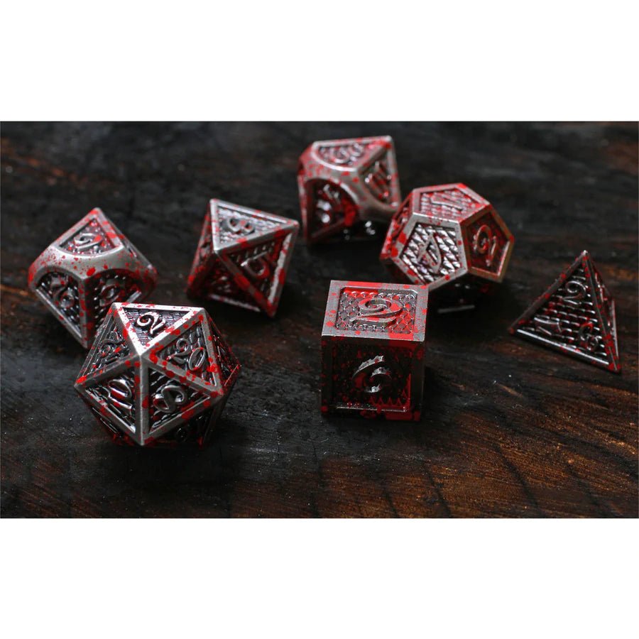 Dragon Slayer RPG Metal Dice Set