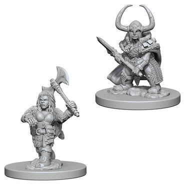 D&D Mini (W04): Female Dwarf Barbarian