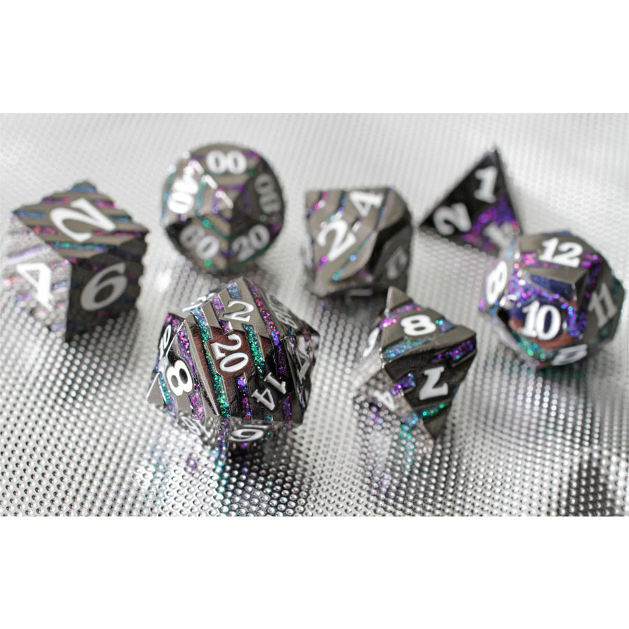 Eldritch Mystery RPG Metal Dice Set