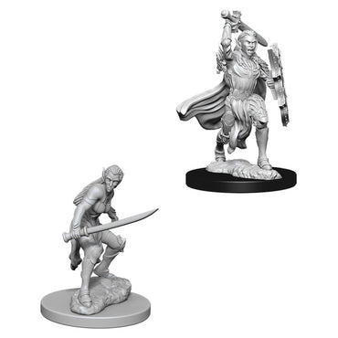 D&D Mini (W06): Female Elf Fighter