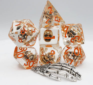 LAUGHING SKULL RPG DICE SET