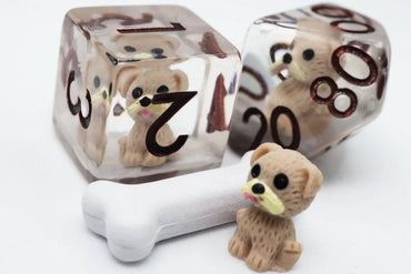 HAZEL THE GOOD DOGGO RPG DICE SET