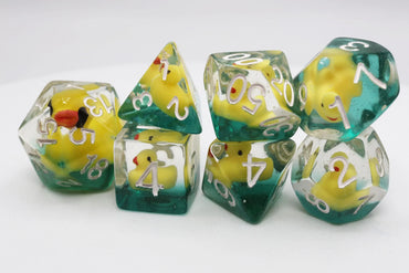 Rubber Duckie RPG Dice Set