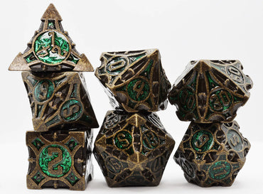 ANCIENT FOREST ARROW RPG METAL DICE SET