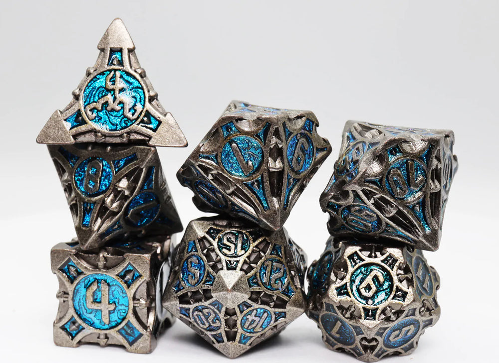 CYBERNETIC ARROW RPG METAL DICE SET