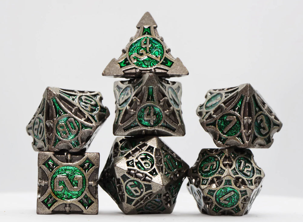 ENCHANTED FOREST ARROW RPG METAL DICE SET