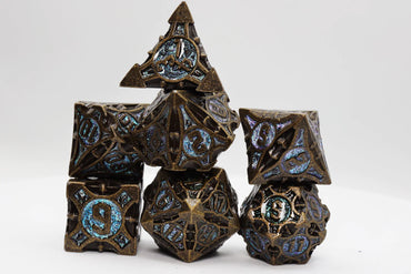 NIGHT SKY ARROW RPG METAL DICE SET