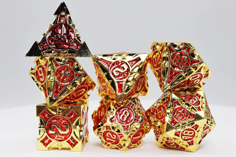 ROYAL RUBY ARROW RPG METAL DICE SET