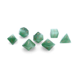 Gemstone Dice: Green Cat's Eye