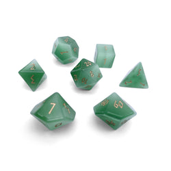 Gemstone Dice: Green Cat's Eye