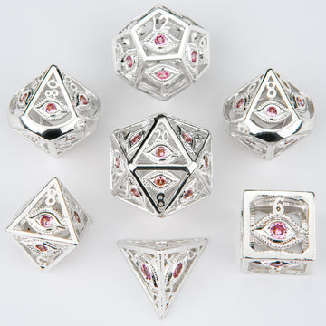 Dragon's Eye Hollow Dice: Pink Gems