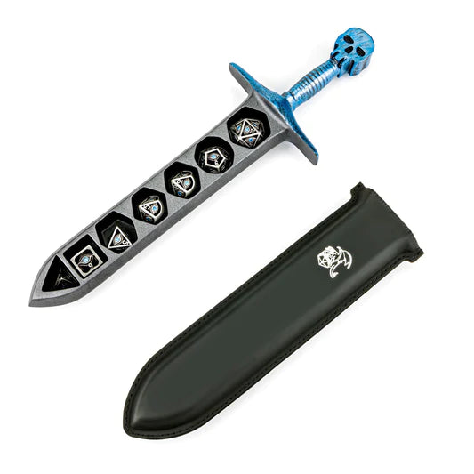 Grim Dagger Dice Case - Blue