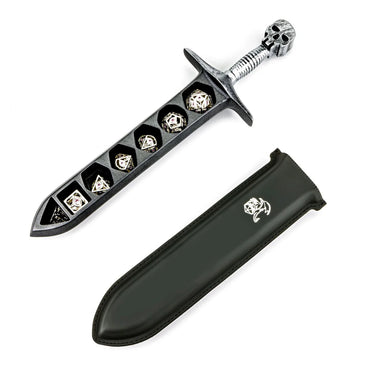 Grim Dagger Dice Case - Ancient Silver