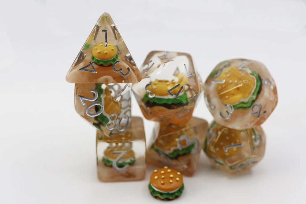 Hamburger Dice RPG Dice Set