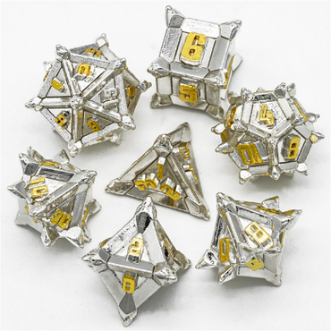 Holy Flail RPG Metal Dice Set