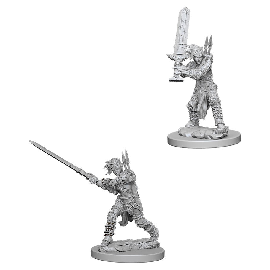 D&D Mini (W06): Female Human Barbarian