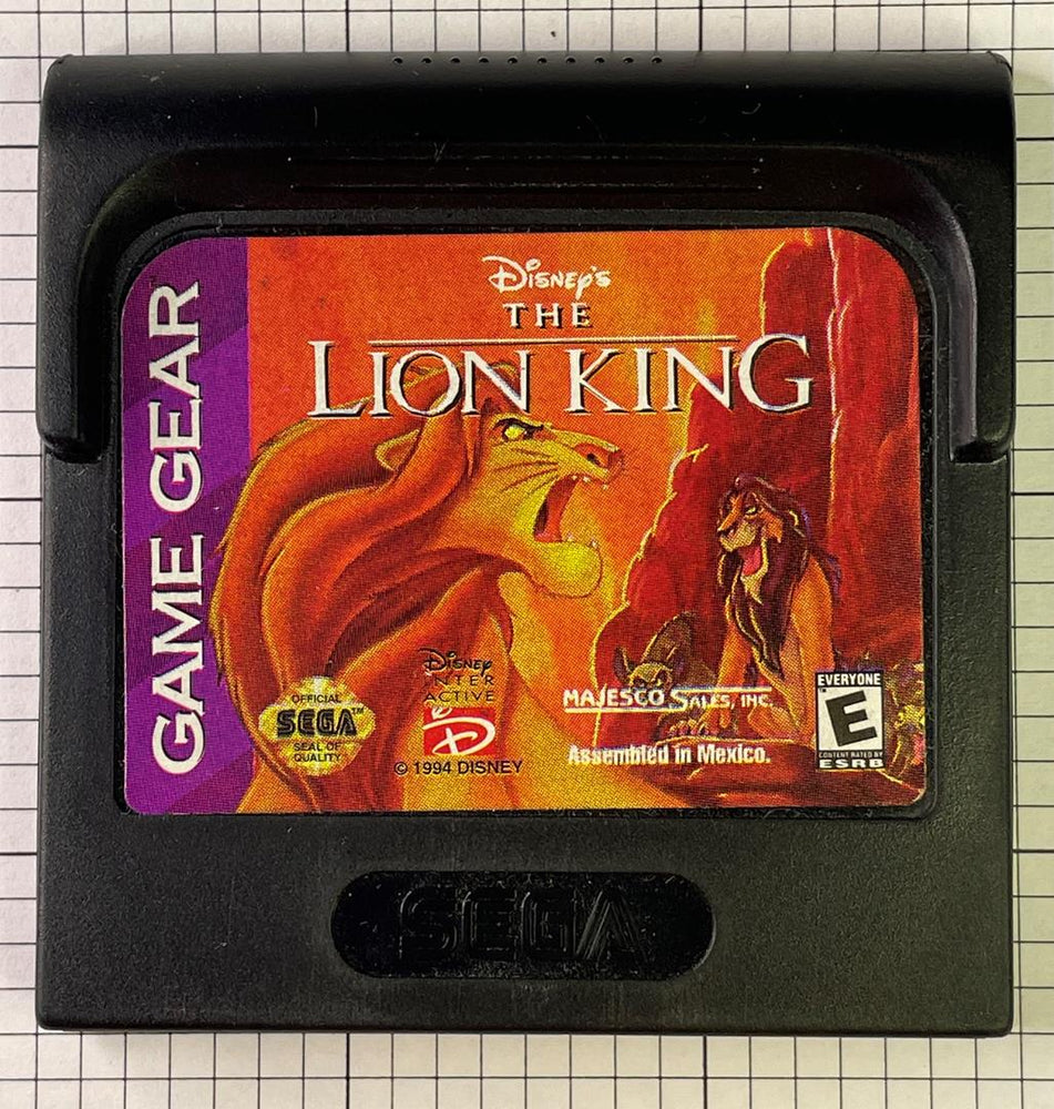 The Lion King (Used/Sega Game Gear)